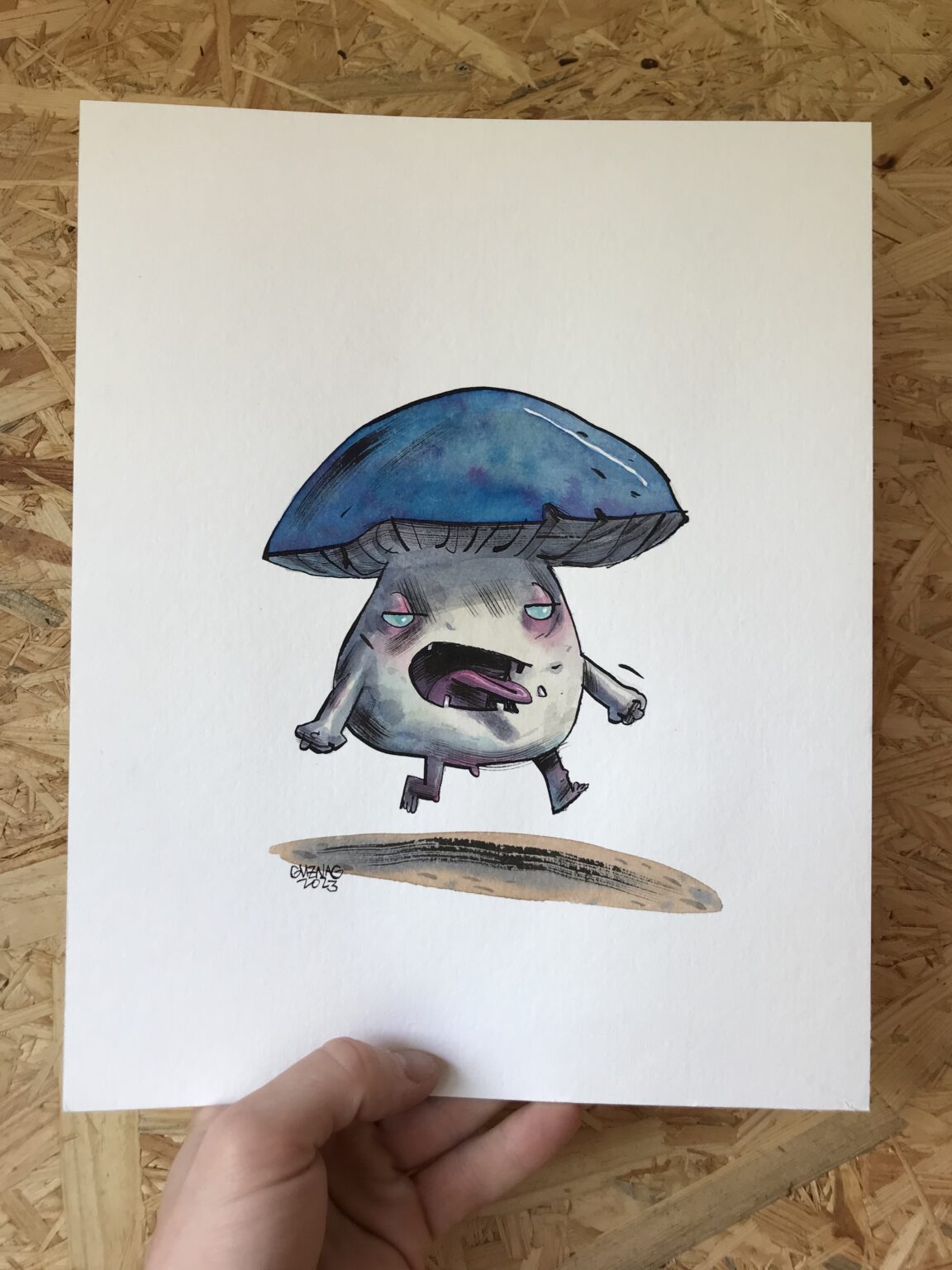 blue mushroom - Image 2