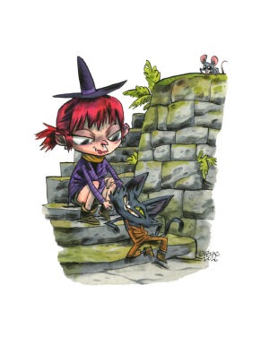 Guznag Copyright Original Gratte Gratte drawing by guznag