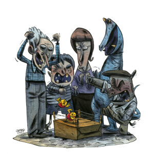 Les catcheurs