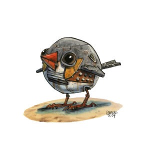 robot zebra finch