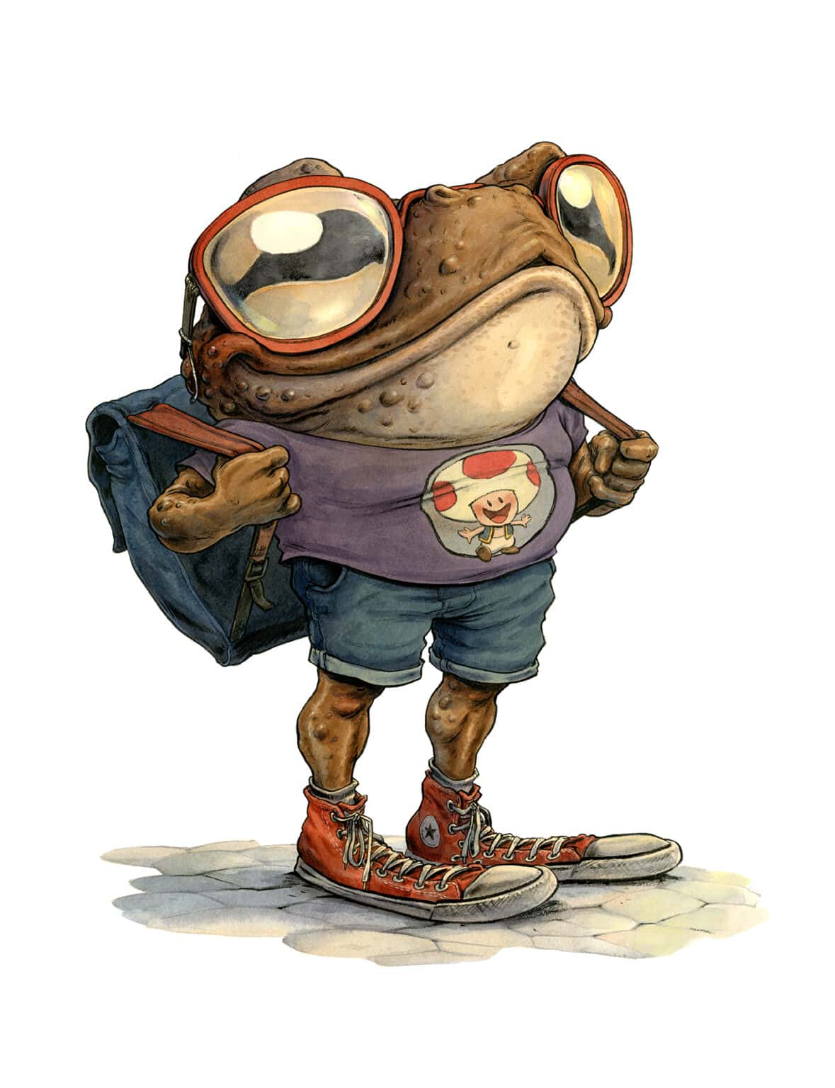 Guznag Copyright Rentree Scolaire drawing by guznag