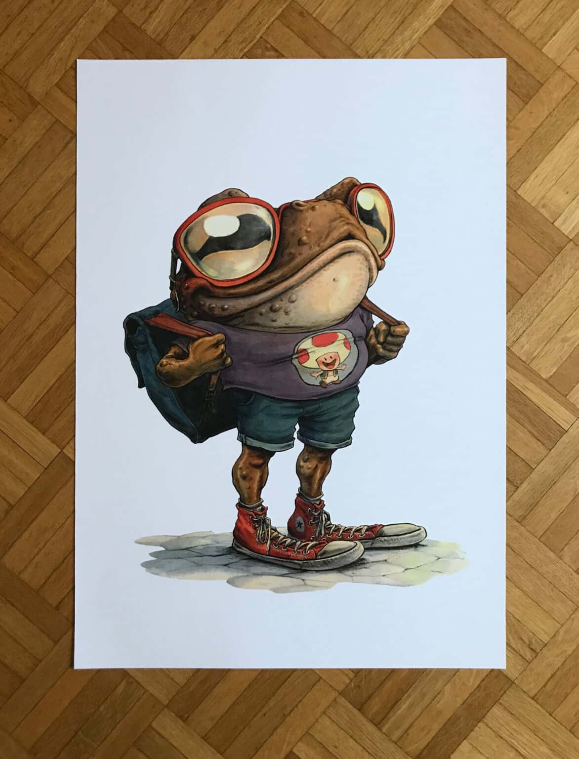 Guznag Copyright Rentree Scolaire Photo drawing by guznag