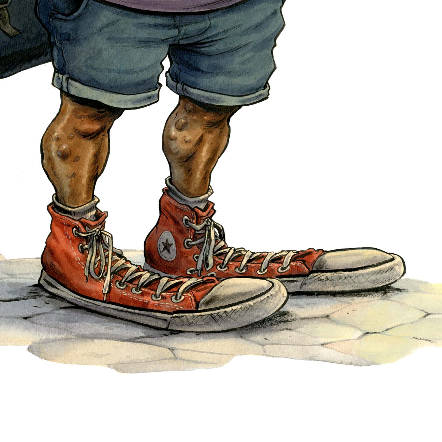 Guznag Copyright Rentree Scolaire Zoom02 drawing by guznag