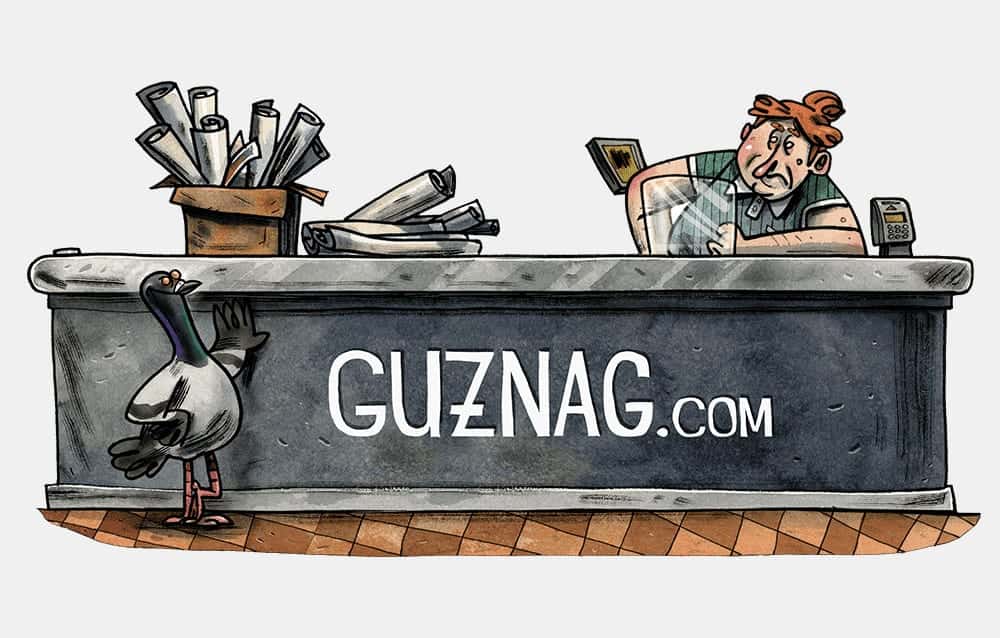 Guznag.com Accueil Caisse 3 drawing by guznag
