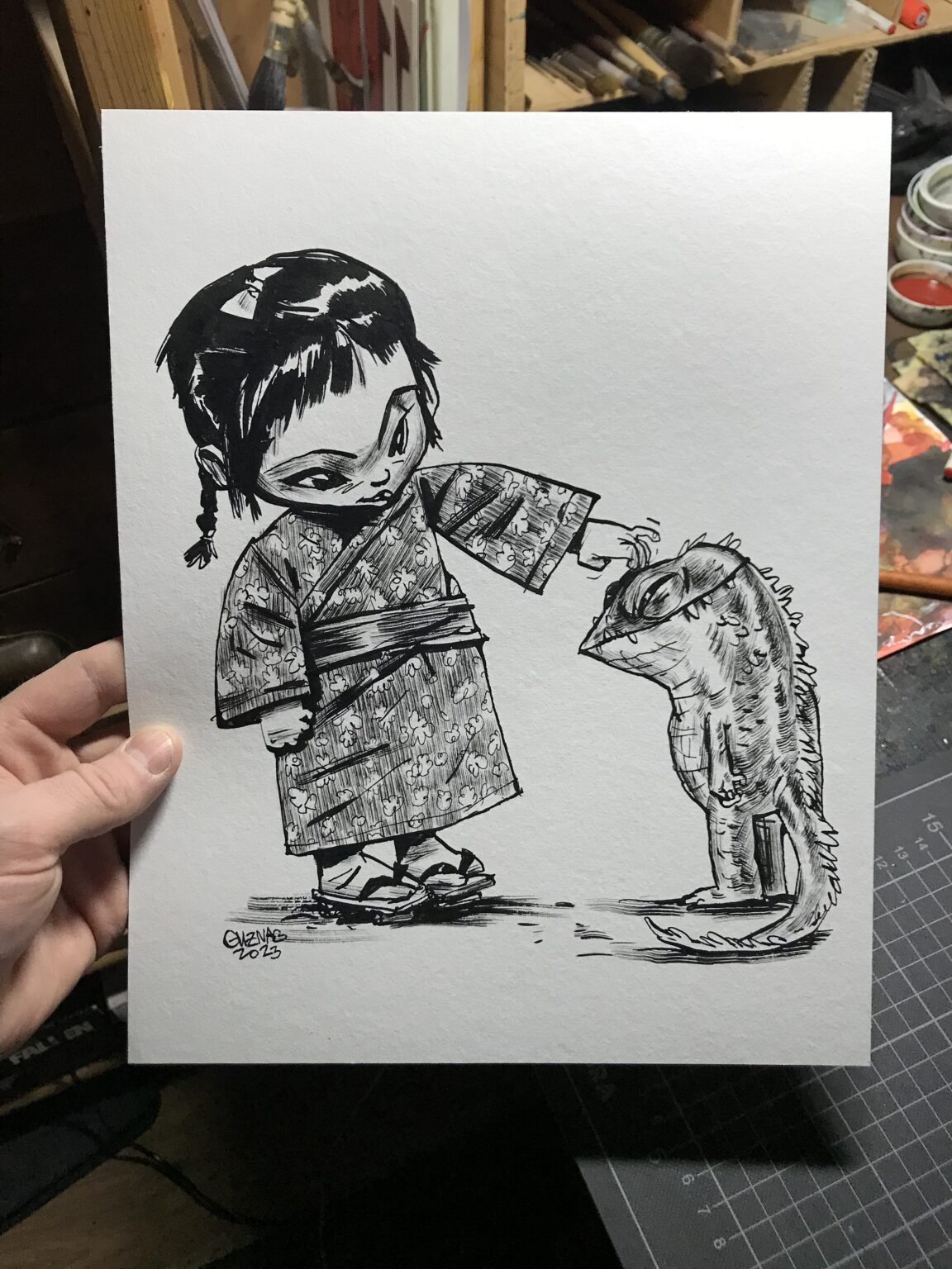 Img 4744 drawing by guznag